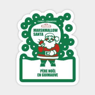 Marshmallow Santa Magnet