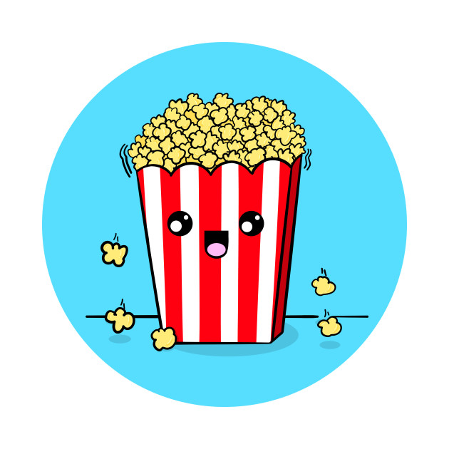 Cute Popcorn Cute TShirt TeePublic