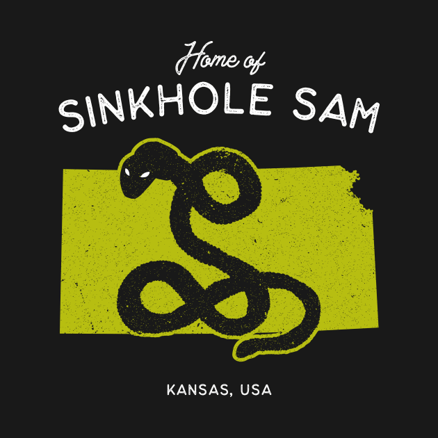 Home of Sinkhole Sam - Kansas, USA Cryptid by Strangeology