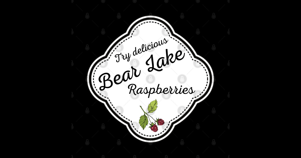 Bear Lake Utah Raspberries Bear Lake Utah Sticker TeePublic