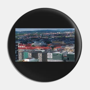 Oslo city aerial view Norway Pin