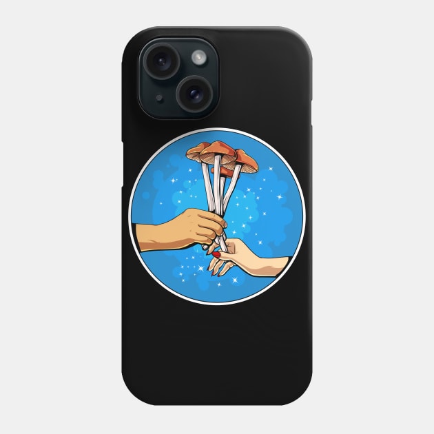 Psilocybin Mushrooms Phone Case by underheaven