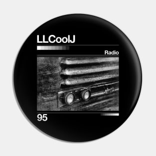 Radio - LL Cool J - Artwork 90's Design Pin