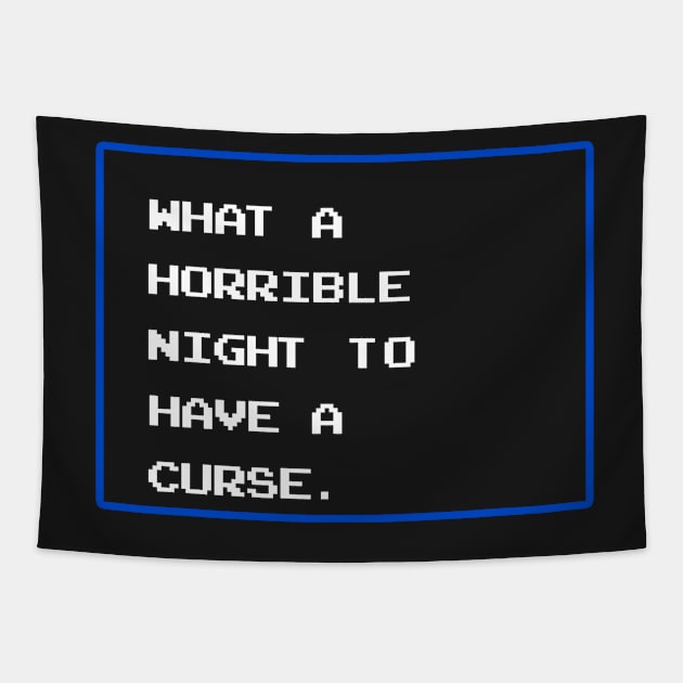 What a Horrible Night Tapestry by mattographer