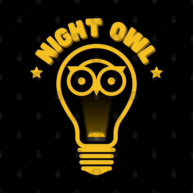 Night Owl by Kenny The Bartender's Tee Emporium