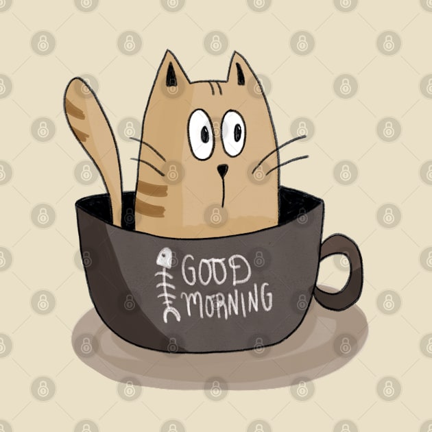 Goog Morning, Cat! by Am Diseñadora