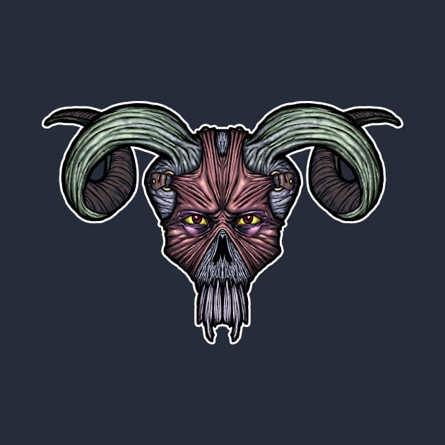 Demon Skull by danfeldmeier