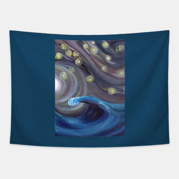 Swirling Sea Tapestry by KronTheMad