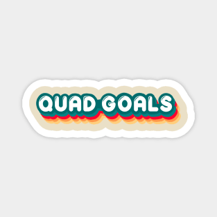 Quad Goals Roller Skates Magnet