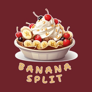 Banana Split | American cuisine | Dessert T-Shirt