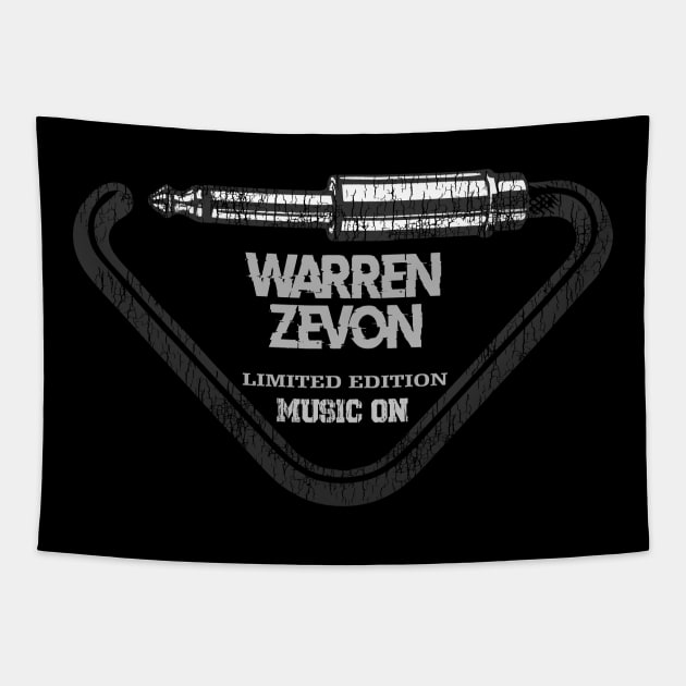 Warren Zevon Exclusive Art Tapestry by artcaricatureworks