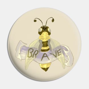 Inspirational Quotes Bee Brave Stickers  t-shirts Mugs Magnets Masks Pin