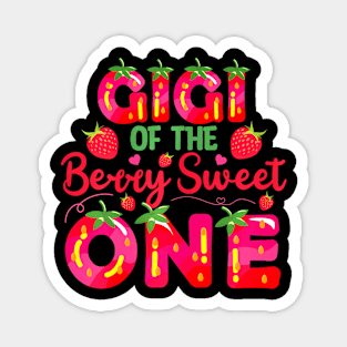 Gigi Of The Sweet One Berry First Birthday Bday Girl Magnet