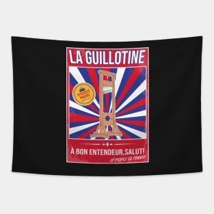 FRENCH GUILLOTINE Tapestry