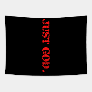 Just God Bible Verse Religious Good Faith Leader Tapestry