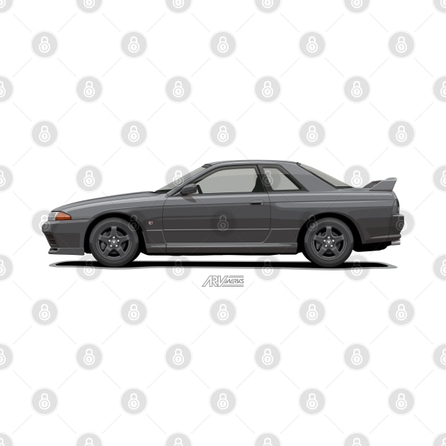 SKYLINE GTR R32 Grey by ARVwerks