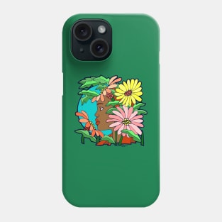 Girl in the Flower Garden Phone Case