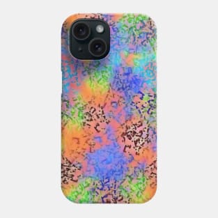 MULTICOLOR ABSTRACT ART Phone Case