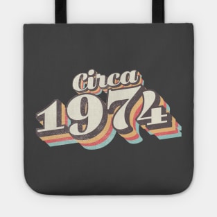 circa 1974 birthday year Tote