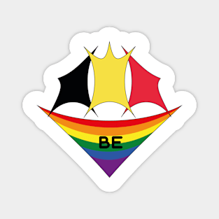 Belgium pride flag Magnet