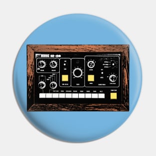 Korg MiniPops SR-120 Drum Machine / Graphic Art Pin