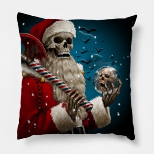 Skele Claus - Menace of Christmas Pillow