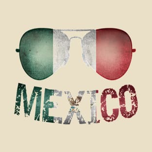 Mexican Flag Sunglasses T-Shirt