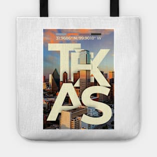 Texas Travel Poster Tote