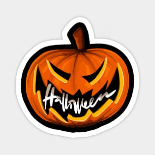 Bad pumpkin! Halloween jack o lantern Magnet