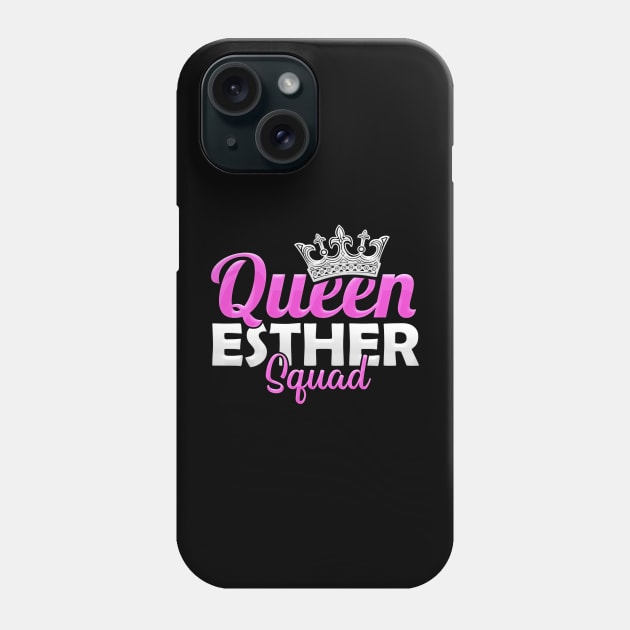 Humorous Queen Esther Squad Jewish Party & Carnival Design Phone Case by Therapy for Christians