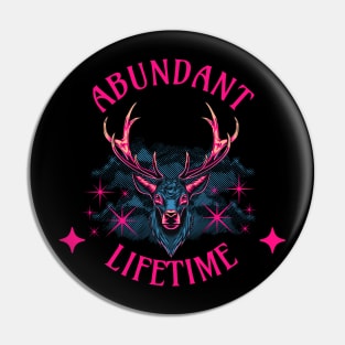 Abundant Lifetime!! Deer Head Pin