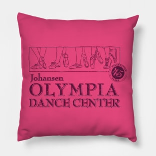 Olympia Dance Studio - Burgandy Pillow