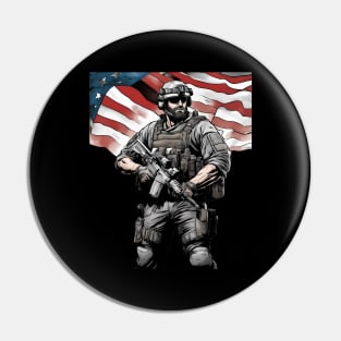 war hero Pin