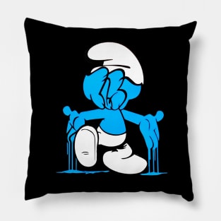 grafity smurf Pillow