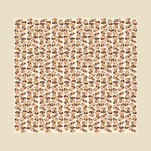 Pug Love Pattern T-Shirt