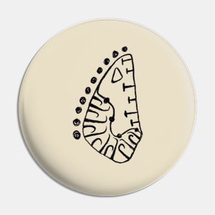 Abstract Drawing - 7 (Black) Pin