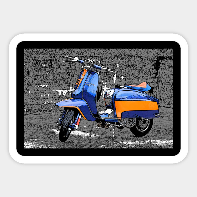 Lambretta Scooter Lambretta Sticker Teepublic