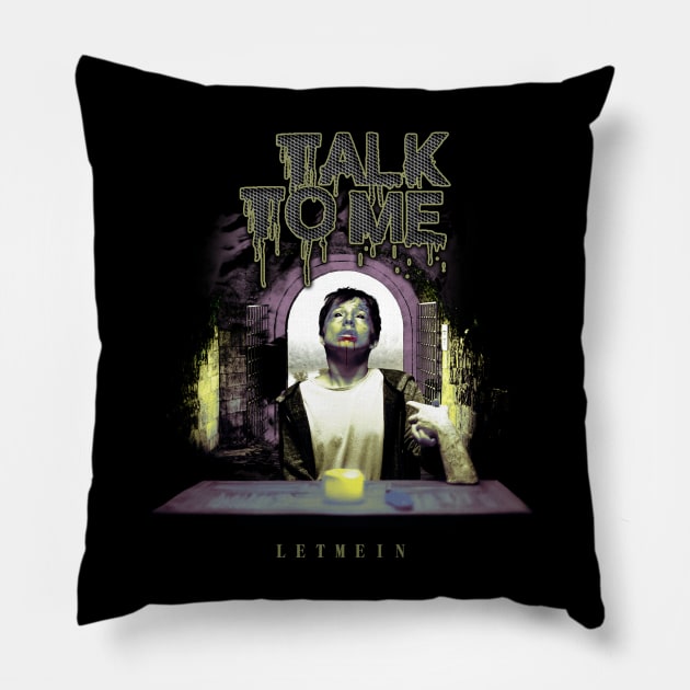 TALK TO ME HORROR MOVIES Pillow by Dewo Sadewo