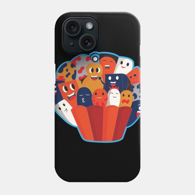 Doodle characters Phone Case by Quenini