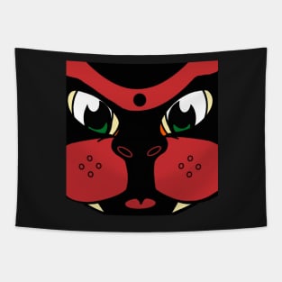 Pop-Up-Pup Muzzle - Red Tapestry