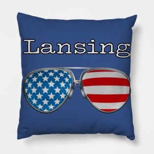 USA PILOT GLASSES LANSING Pillow