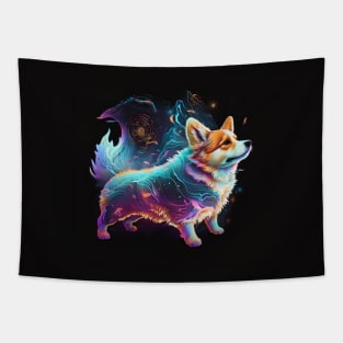 Mystical Welsh Corgi Tapestry