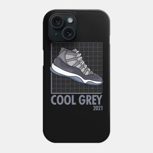 AJ 11 Retro Cool Grey Sneaker Phone Case