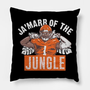 Ja'marr Chase Of The Jungle Pillow