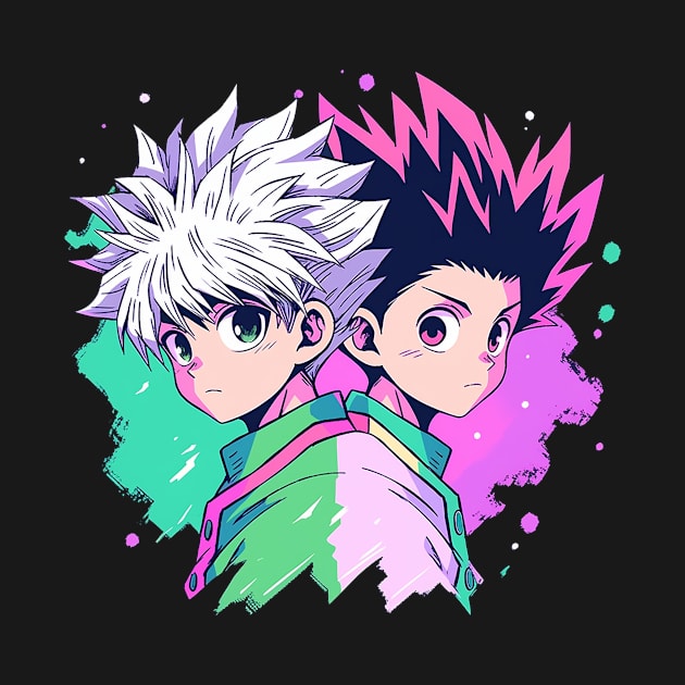 gon and killua by lets lifting weights