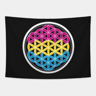 pansexual sacred geometry Tapestry