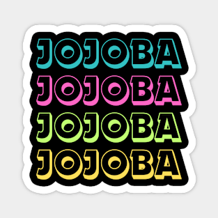 Jojoba Wortkunst Retro Magnet