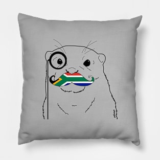 Mustache Flag South Africa Pillow