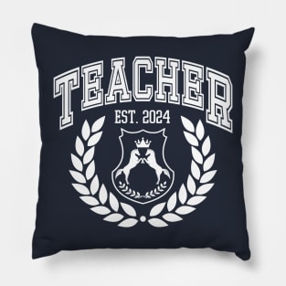 Custom Teacher College Graduation 2024 Pillow