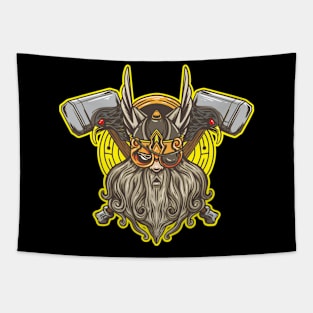 Gift for Nordic Mythology Viking Vallahalla Lovers Odin Tapestry